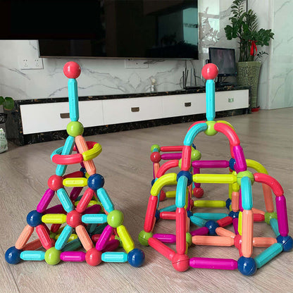 MagnaShapes™️ - Montessori Magnetic Building Blocks